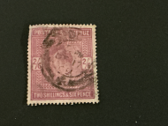 SG262 King Edward VII 2/6 Dull Purple 