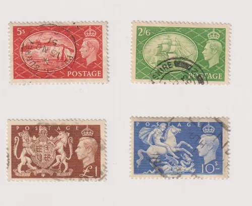 SG509-512 KGVI SET OF 4 HIGH VALUES