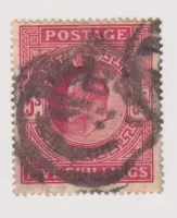 SG264 1902 KEVII  5S DEEP BRIGHT CARMINE. 