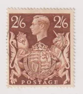 SG476 KING GEORGE VI 1939 2/6 BROWN