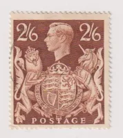SG476 KING GEORGE VI 1939 2/6 BROWN
