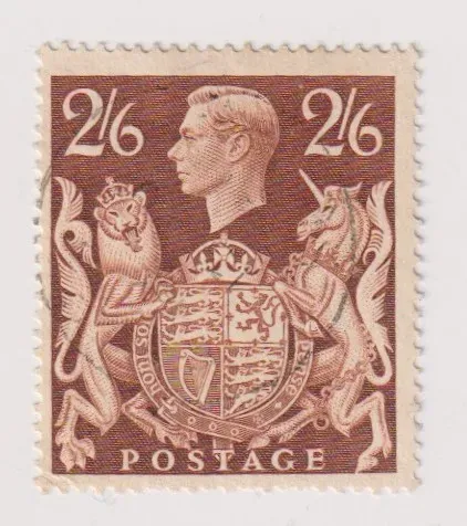 SG476 KING GEORGE VI 1939 2/6 BROWN