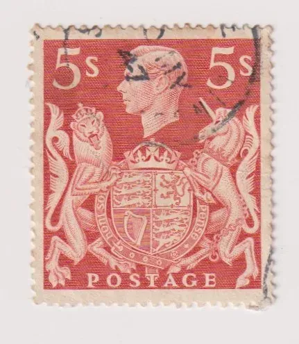 SG477 KING GEORGE VI 1939 2/6 RED