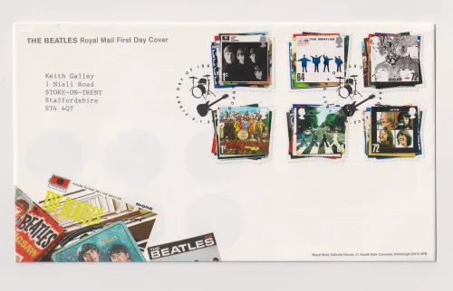 2007 GB FIRST DAY COVER THE BEATLES