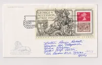 2010 GEORGE V ACCESSION M/S FDC
