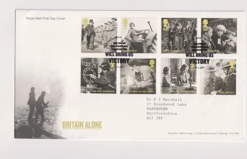 2010 BRITAIN ALONE FDC