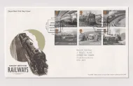 2010 GREAT BRITISH RAILWAYS FDC
