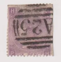 SG108 6d DULL VIOLET (WITHOUT HYPHEN) PLATE 8