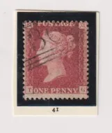 SG41 1d RED DEEP ROSE RED