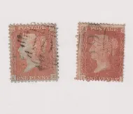 SG33 1d RED ORANGE-BROWN