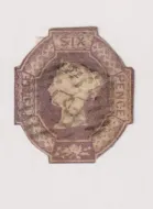 SG60 PURPLE EMBOSSED CUT TO SHAPE