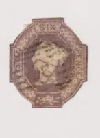 SG60 PURPLE EMBOSSED CUT TO SHAPE