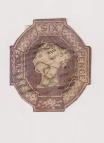 SG60 PURPLE EMBOSSED CUT TO SHAPE