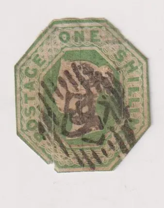 SG55 1s GREEN EMBOSSED CUT TO SHAPE