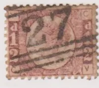 SG48 ½d ROSE RED BANTAM PLATE 10