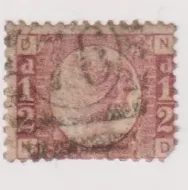 SG48 ½d ROSE RED BANTAM PLATE 14