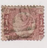 SG48 ½d ROSE RED BANTAM PLATE 14