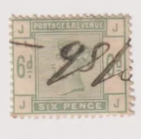 SG194 6d DULL GREEN