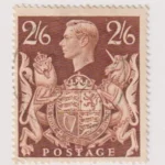 SG476 KING GEORGE VI 1939 2/6 BROWN