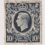 SG478 KING GEORGE VI 1939 10/- DARK BLUE