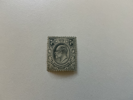SG249 King Edward VII 7d Grey Black MINT