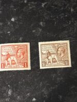 King George V 1925 British Empire Exhibition 2 Mint Values