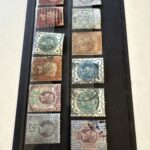 12 x QV STAMPS ON STOCK CARD