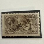 SG415 King George V 1918 2/6s Seahorse Reddish Brown Catalogue £75