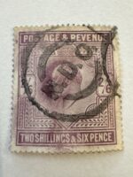 SG261 KING EDWARD 2/6 PALE DULL PURPLE