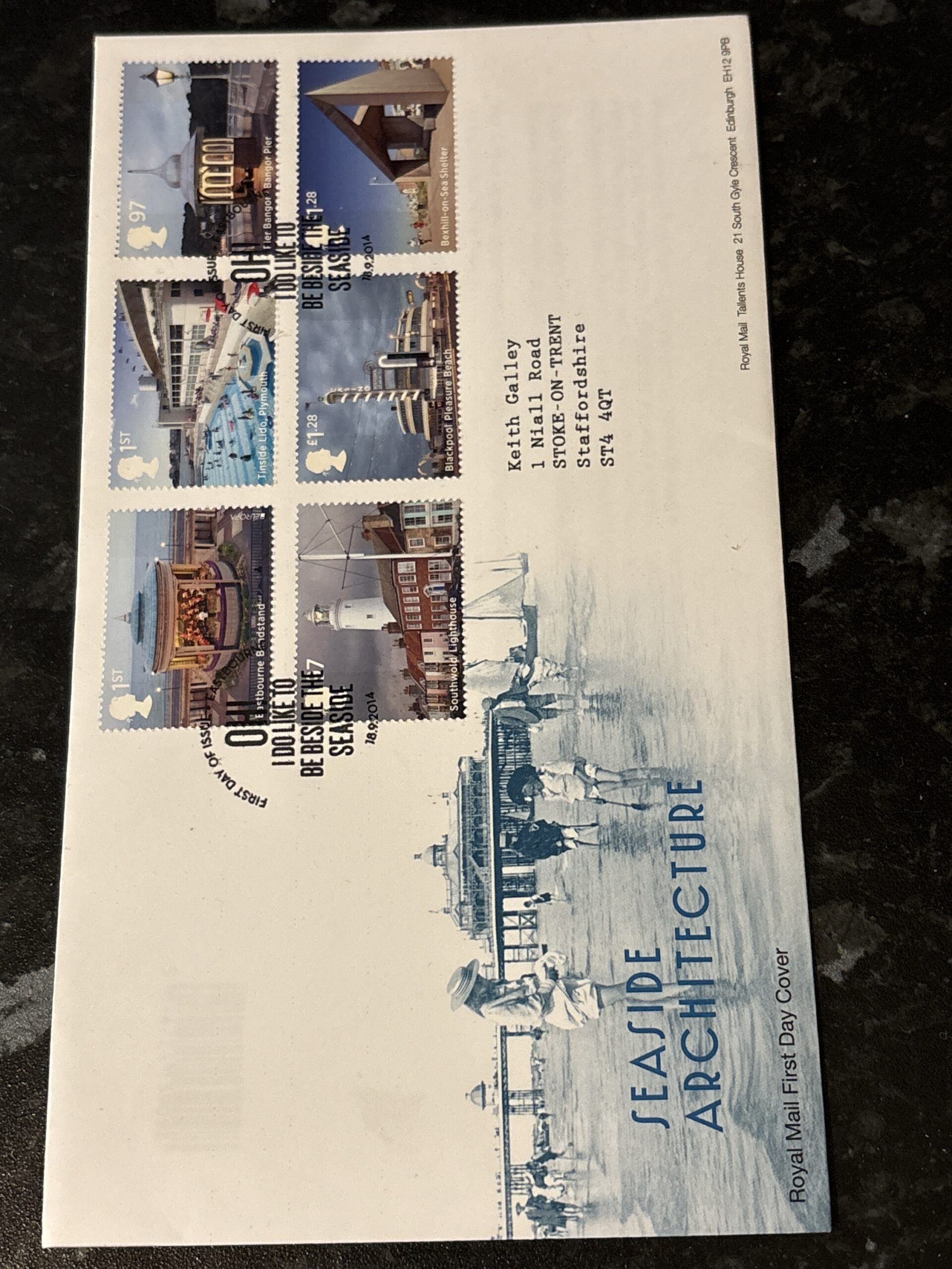 711c1df0-9541-42d0-b719-90f9c572f659-1232-00000031dbd57848_file 2014 Seaside Architecture First Day Cover - Image 1