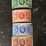 King George V 1935 Silver Jubilee Mint Set 4 Values