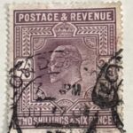 SG261 King Edward VII 2/6 Purple